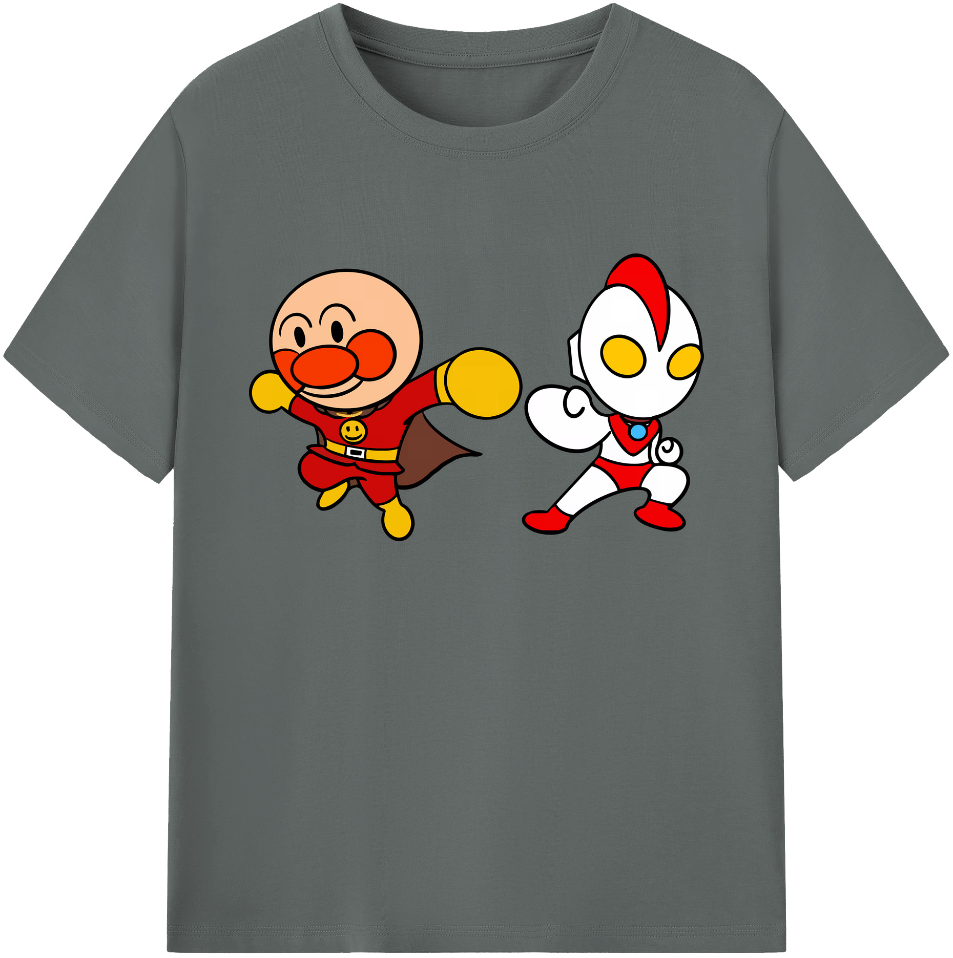 （画像用） アンパンマン Anpanman 綿100％ メンズ半袖Tシャツ｜肌触りやわらか＆通気性